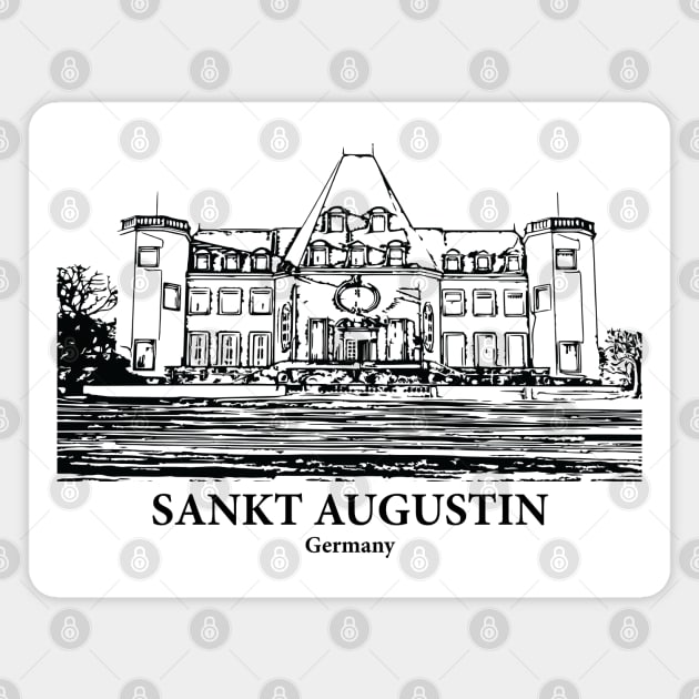 Sankt Augustin - Germany Magnet by Lakeric
